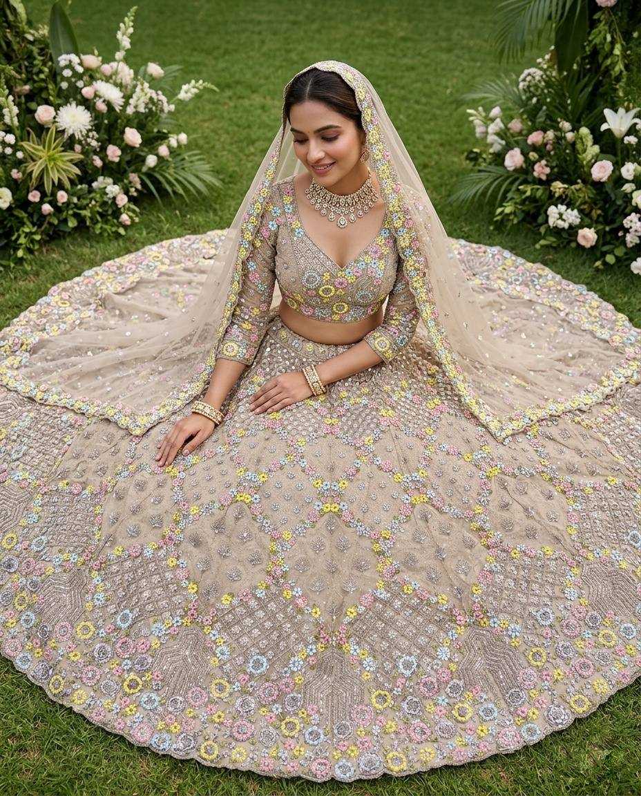 YNF Wholesale Butterfly Net Net Fancy Lehenga  | Surat Manufacturer