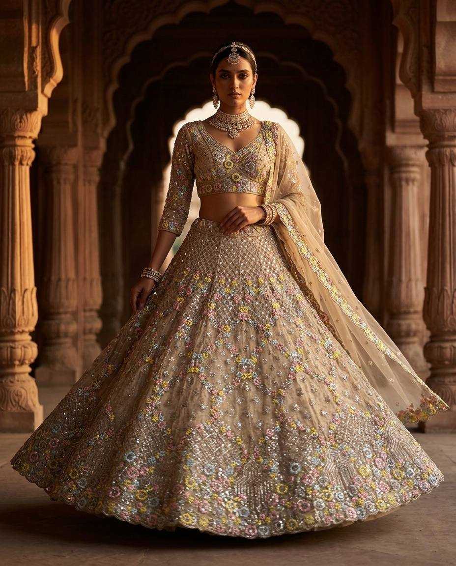 YNF Wholesale Butterfly Net Net Fancy Lehenga  | Surat Manufacturer