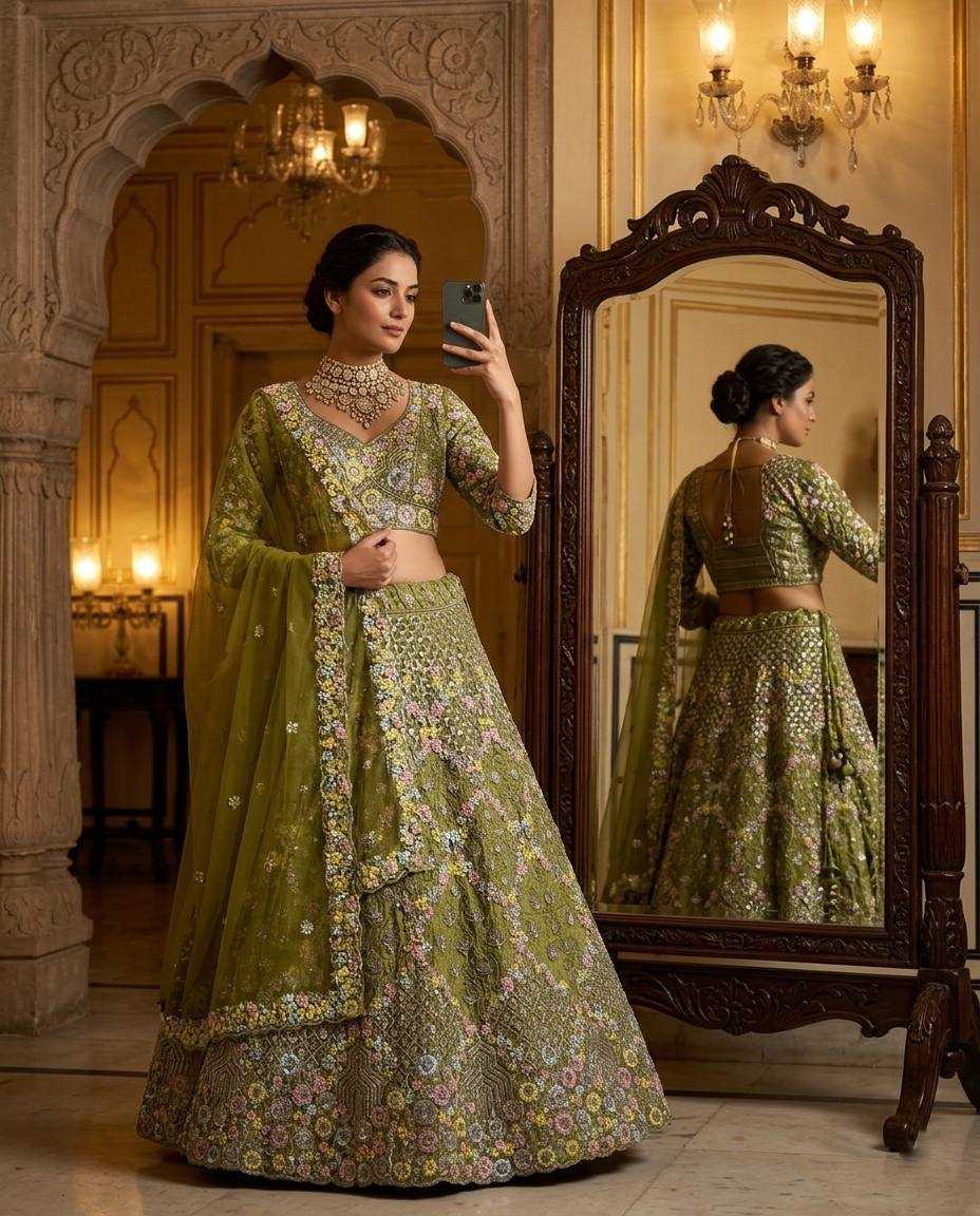 YNF Wholesale Butterfly Net Net Fancy Lehenga  | Surat Manufacturer