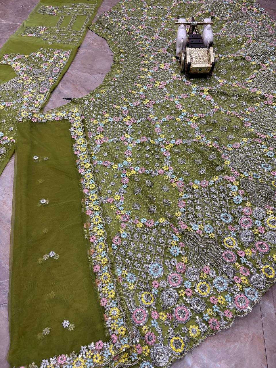 YNF Wholesale Butterfly Net Net Fancy Lehenga  | Surat Manufacturer