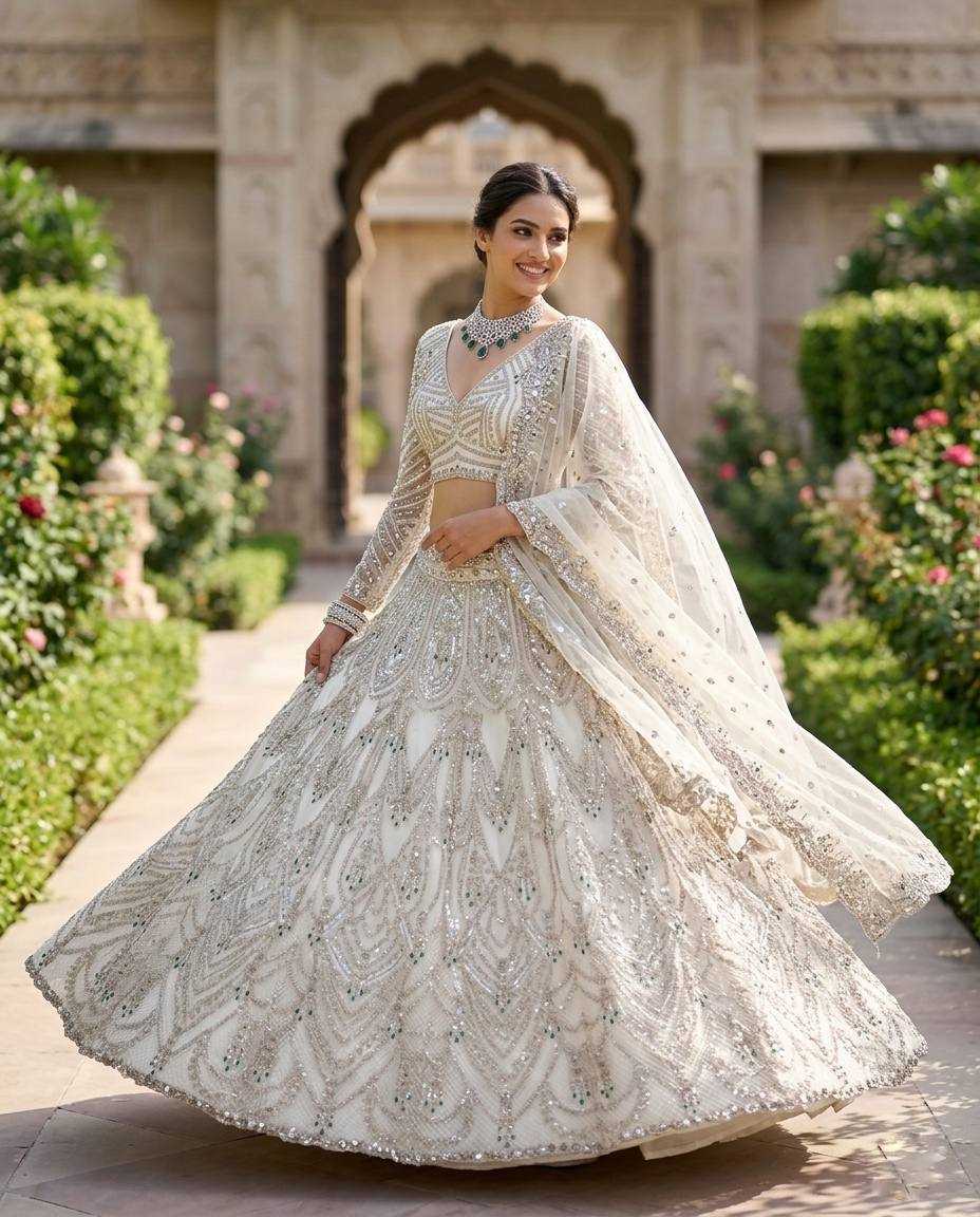 YNF Wholesale Butterfly Net Designer Lehenga  | Surat Manufacturer