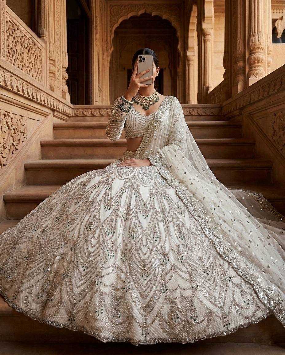 YNF Wholesale Butterfly Net Designer Lehenga  | Surat Manufacturer