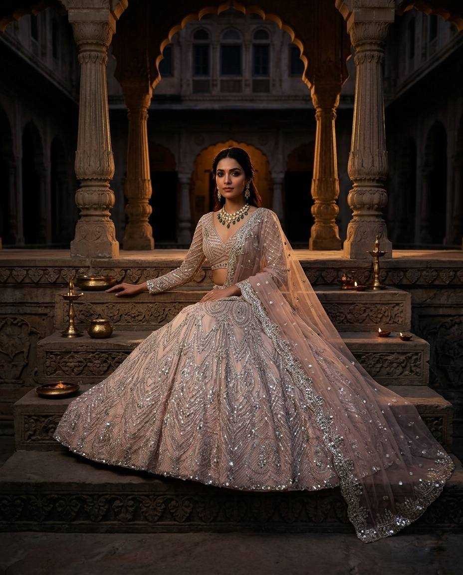 YNF Wholesale Butterfly Net Designer Lehenga  | Surat Manufacturer