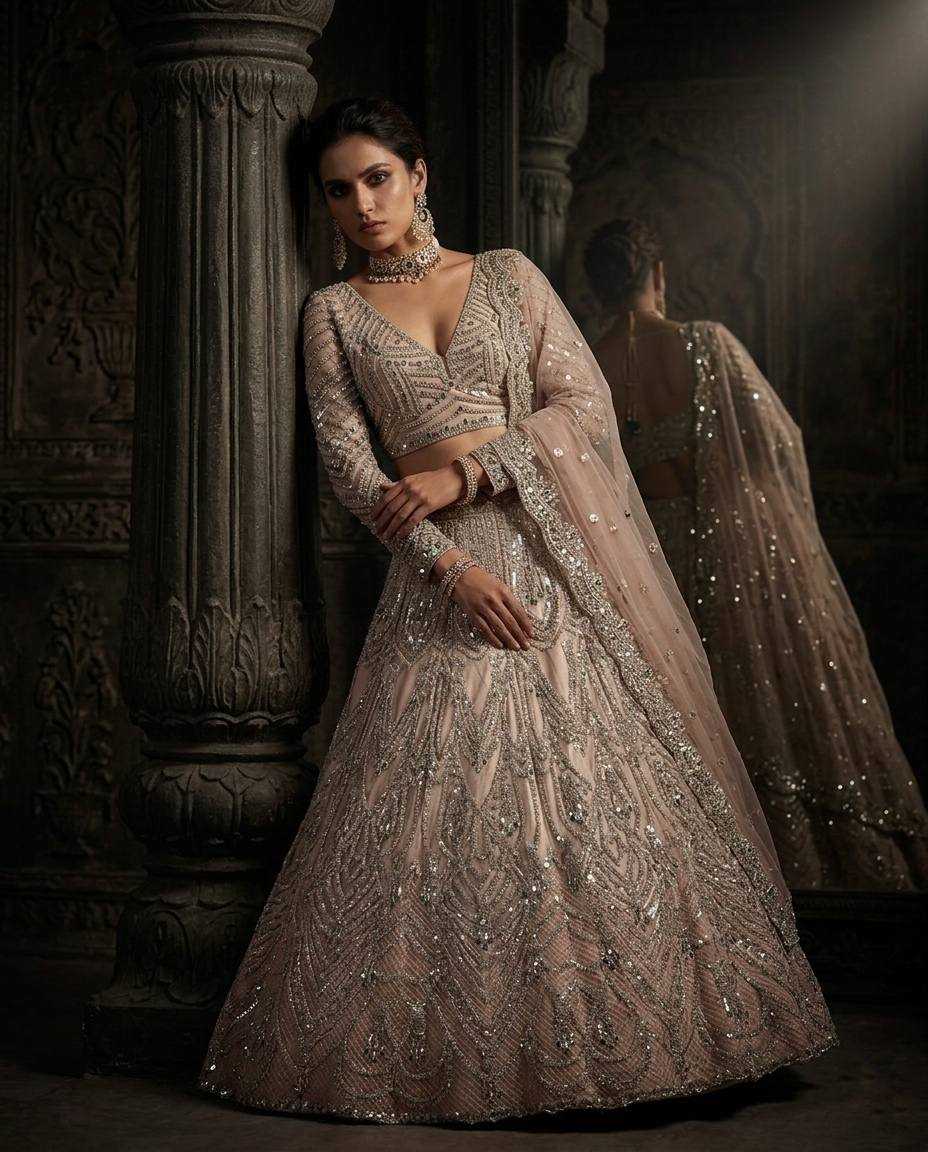 YNF Wholesale Butterfly Net Designer Lehenga  | Surat Manufacturer