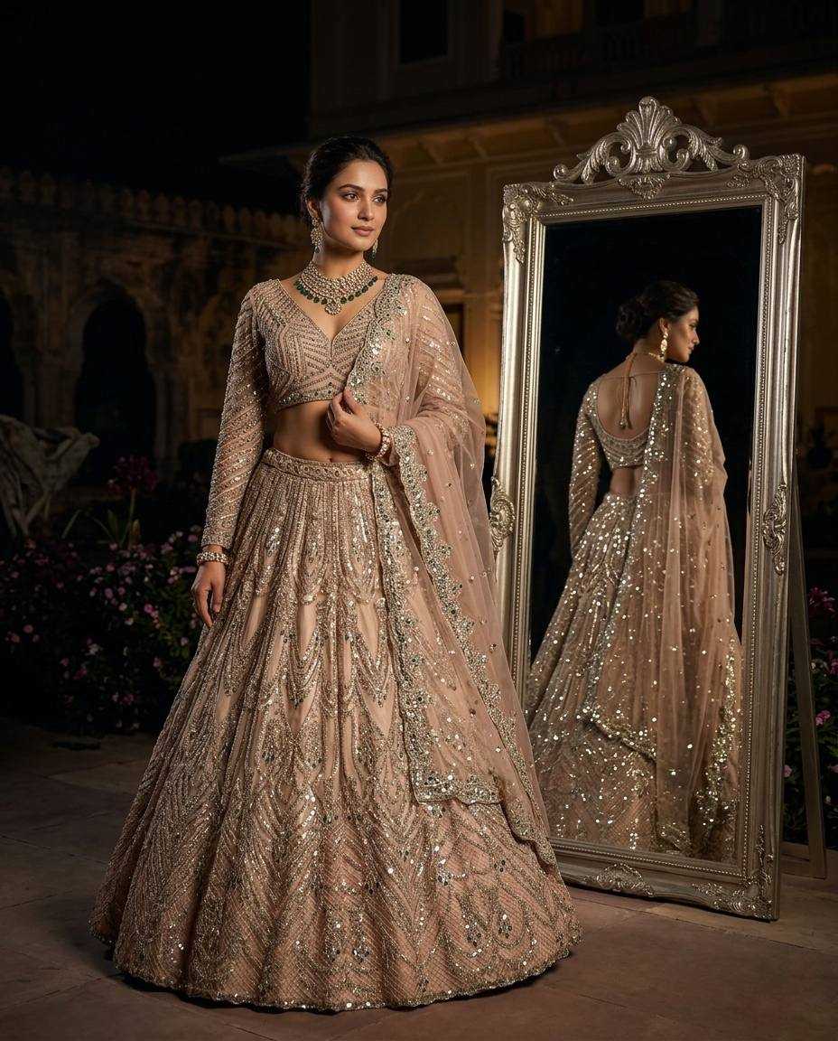 YNF Wholesale Butterfly Net Designer Lehenga  | Surat Manufacturer