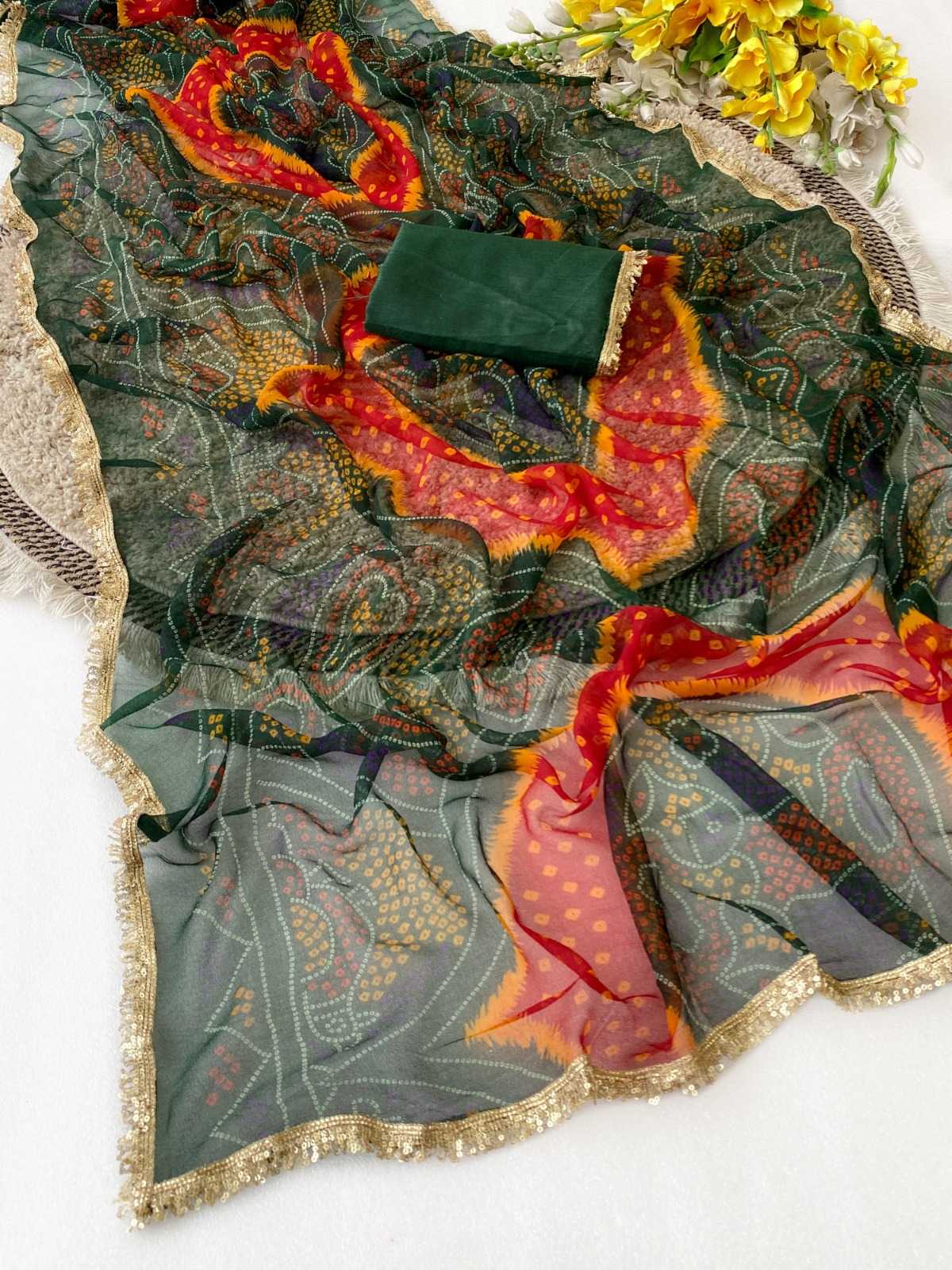 YNF Wholesale Chiffon Fancy Sarees  | Surat Manufacturer