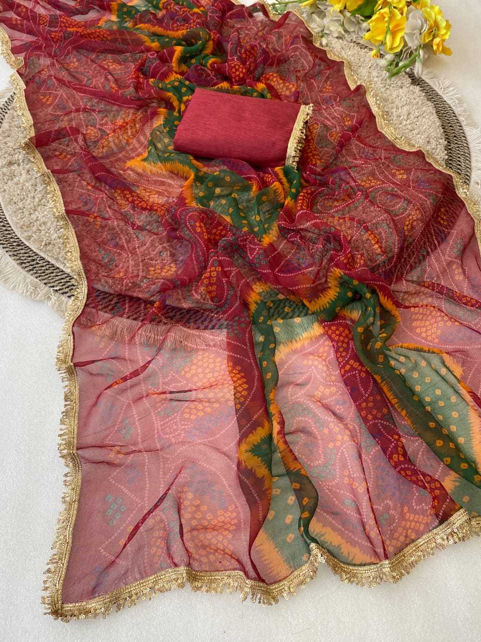 YNF Wholesale Chiffon Fancy Sarees  | Surat Manufacturer