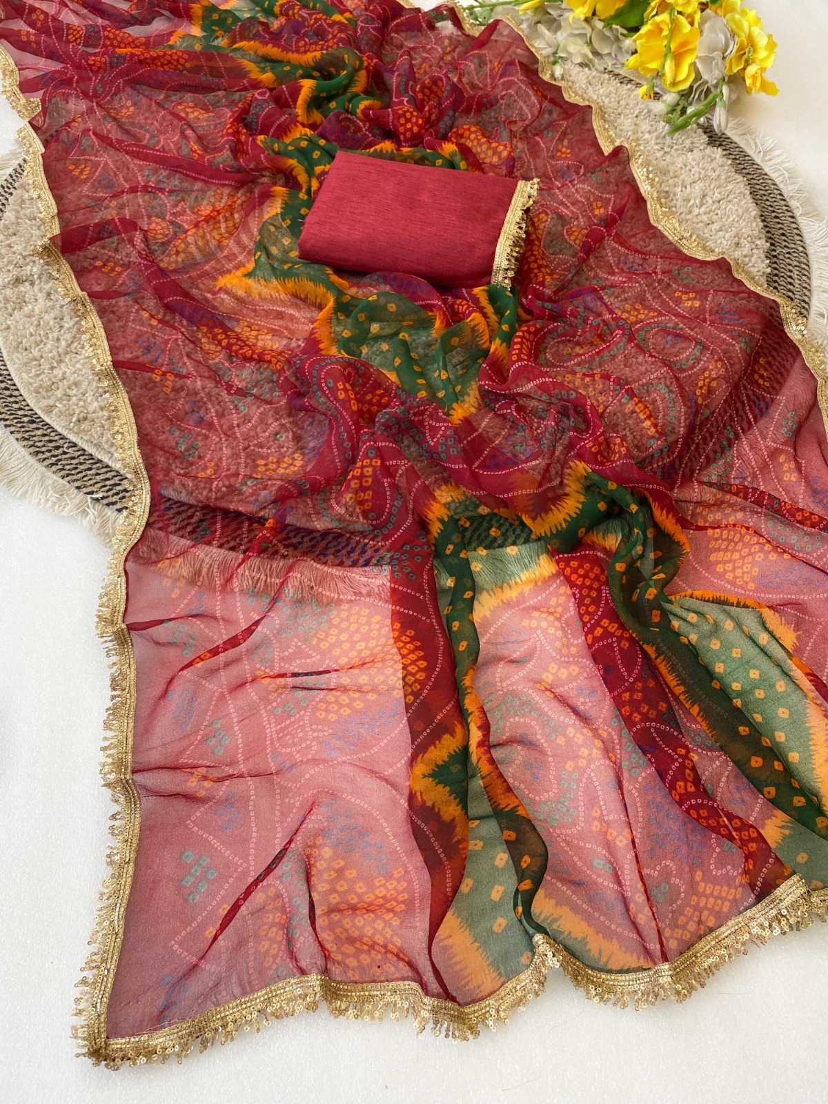 YNF Wholesale Chiffon Fancy Sarees  | Surat Manufacturer