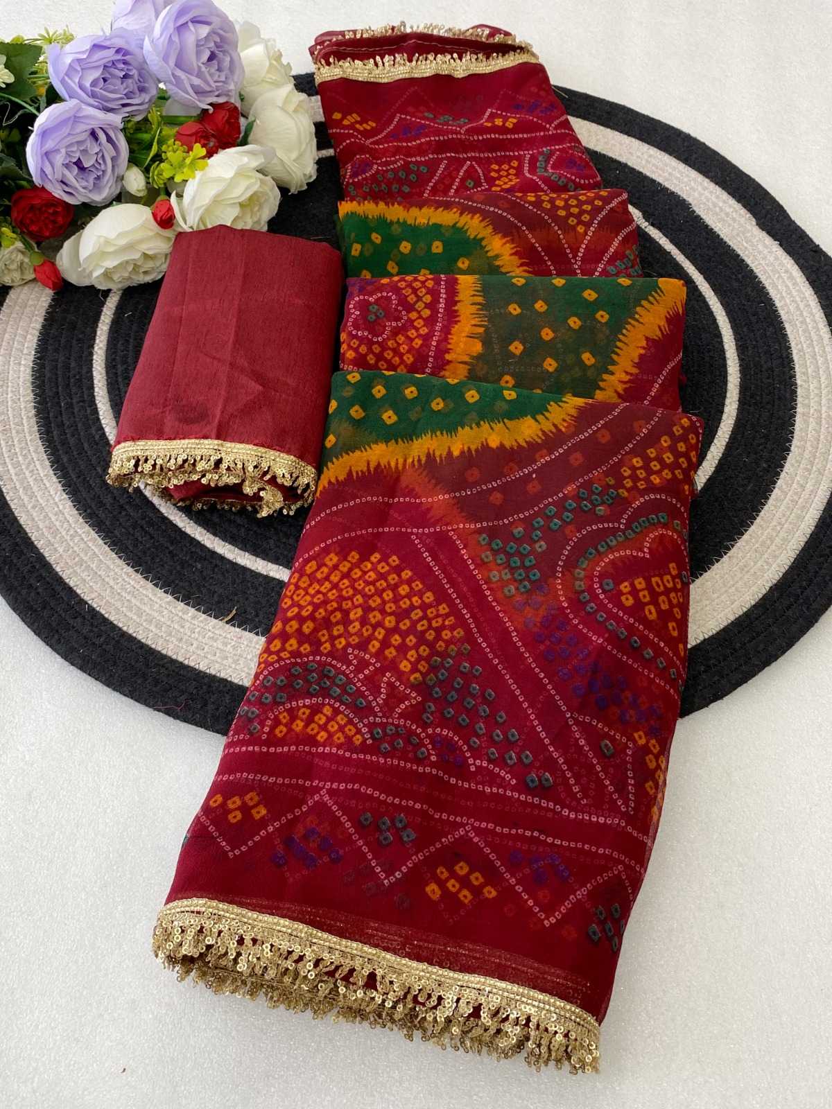 YNF Wholesale Chiffon Fancy Sarees  | Surat Manufacturer