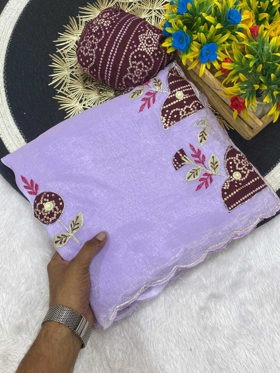 YNF Wholesale Chiffon Party Wear Sarees  | Surat Manufacturer