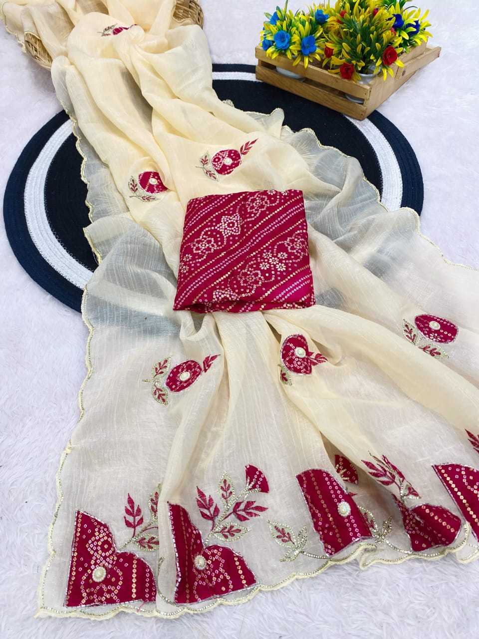 YNF Wholesale Chiffon Party Wear Sarees  | Surat Manufacturer