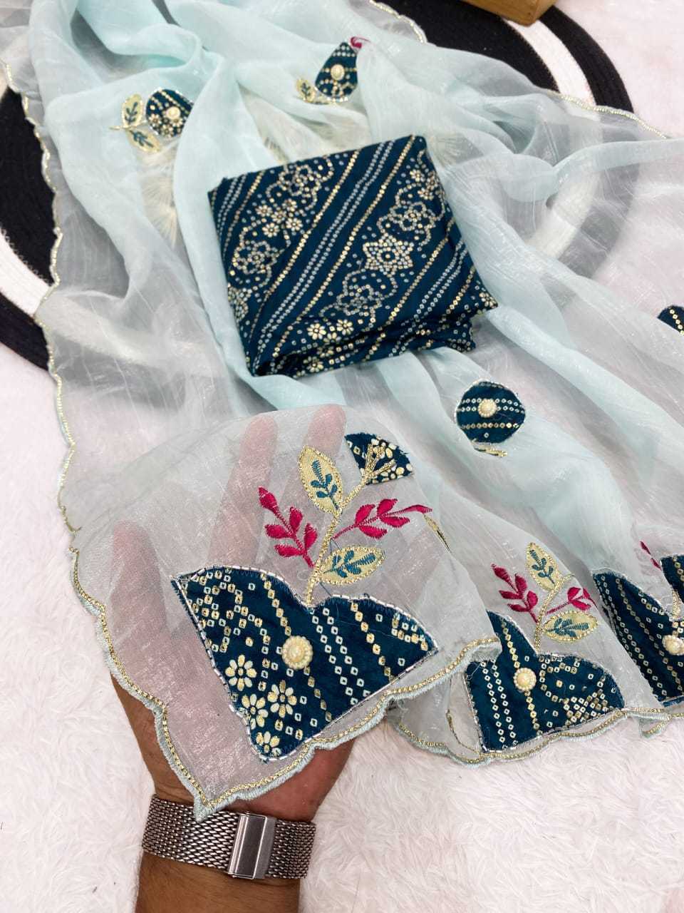 YNF Wholesale Chiffon Party Wear Sarees  | Surat Manufacturer