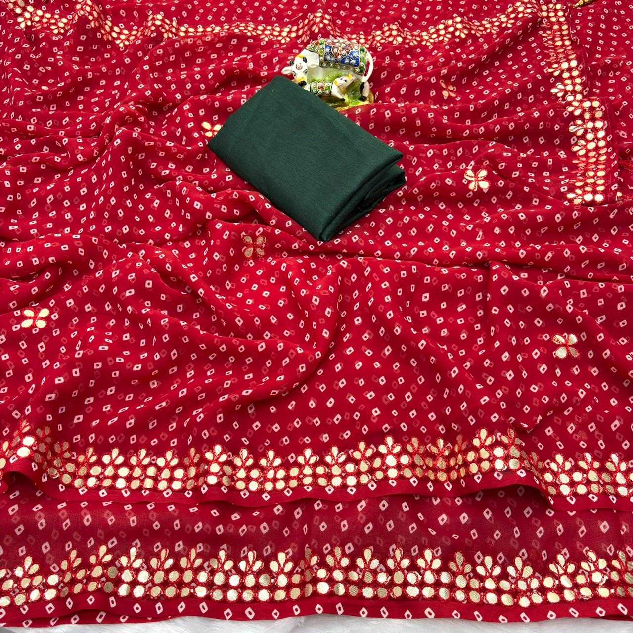 YNF Wholesale Georgette Printed Sarees  | Surat Manufacturer