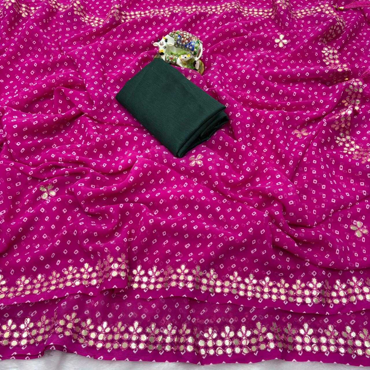 YNF Wholesale Georgette Printed Sarees  | Surat Manufacturer
