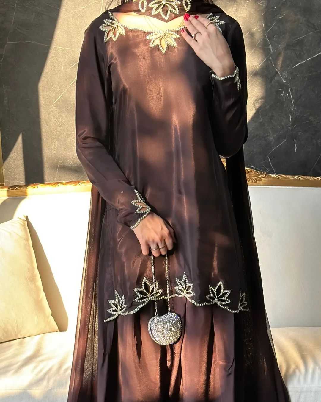 YNF Wholesale Crepe Embroidery Suits  | Surat Manufacturer