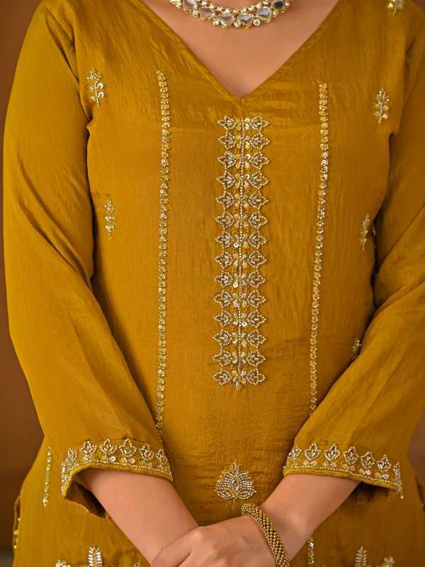 YNF Wholesale Vichitra Silk Ladies Suits  | Surat Manufacturer