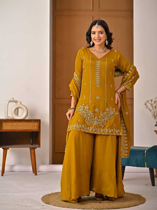 YNF Wholesale Vichitra Silk Ladies Suits  | Surat Manufacturer