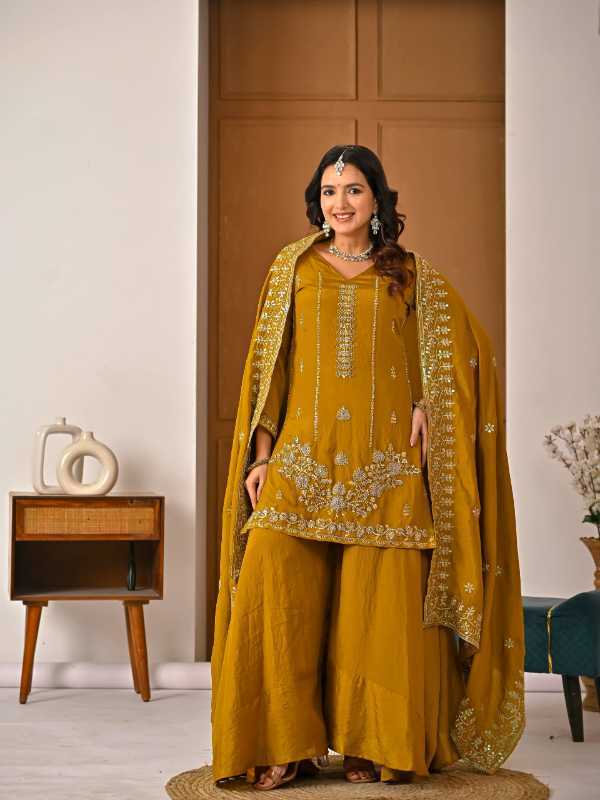 YNF Wholesale Vichitra Silk Ladies Suits  | Surat Manufacturer