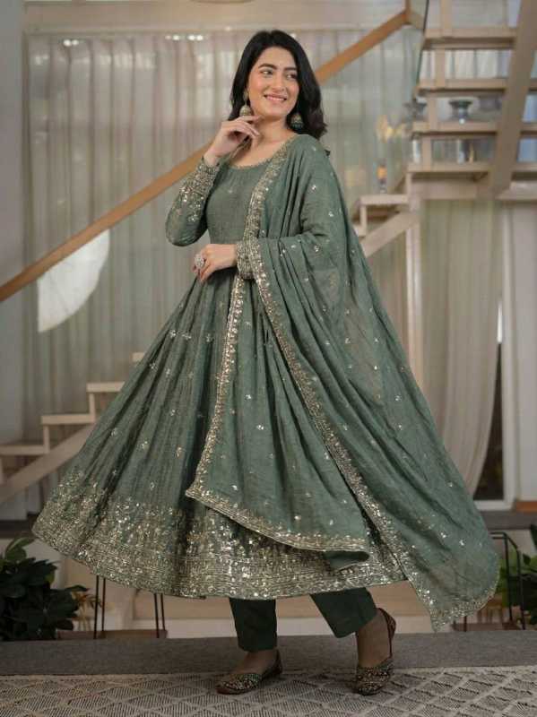 YNF Wholesale Crunchi Ladies Silk Suit  | Surat Manufacturer