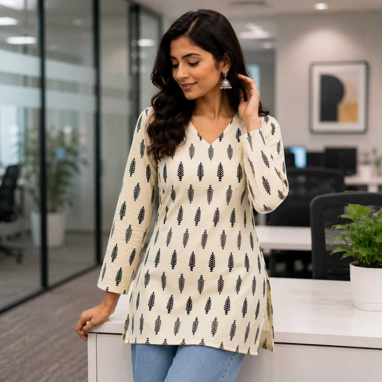 YNF Wholesale Cotton Short Kurtis  | Surat Manufacturer