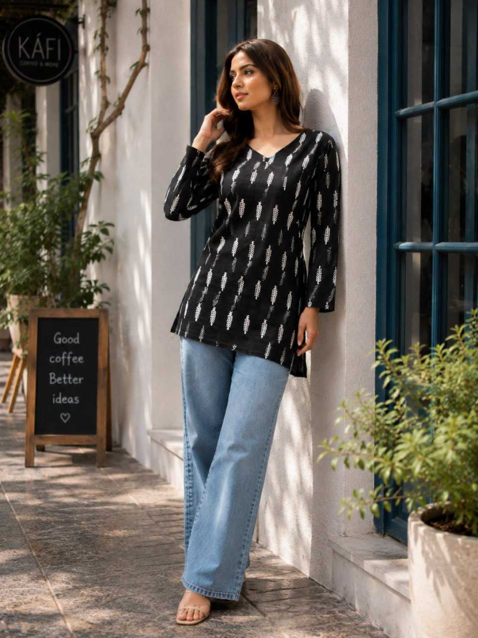 YNF Wholesale Cotton Short Kurtis  | Surat Manufacturer