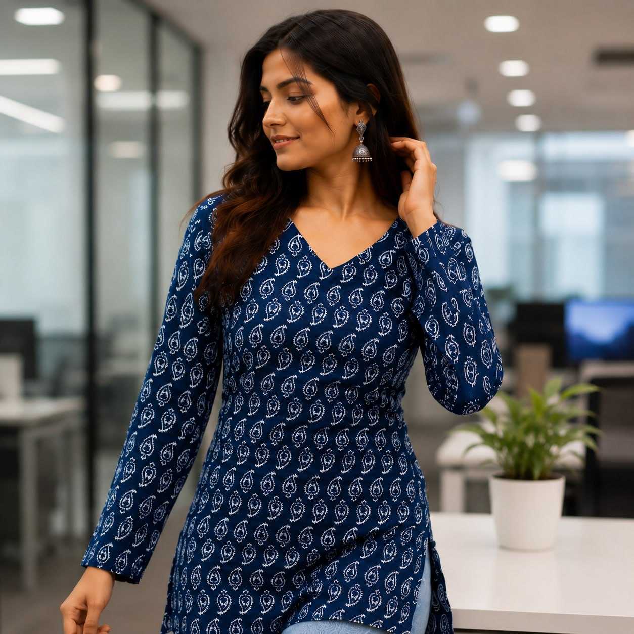 YNF Wholesale Cotton Short Kurtis  | Surat Manufacturer
