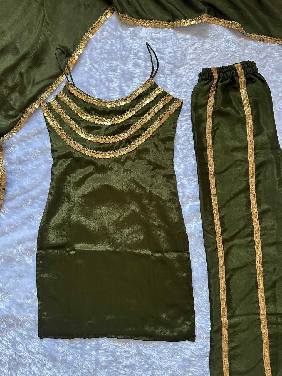 YNF Wholesale Chinon Ladies Suits  | Surat Manufacturer