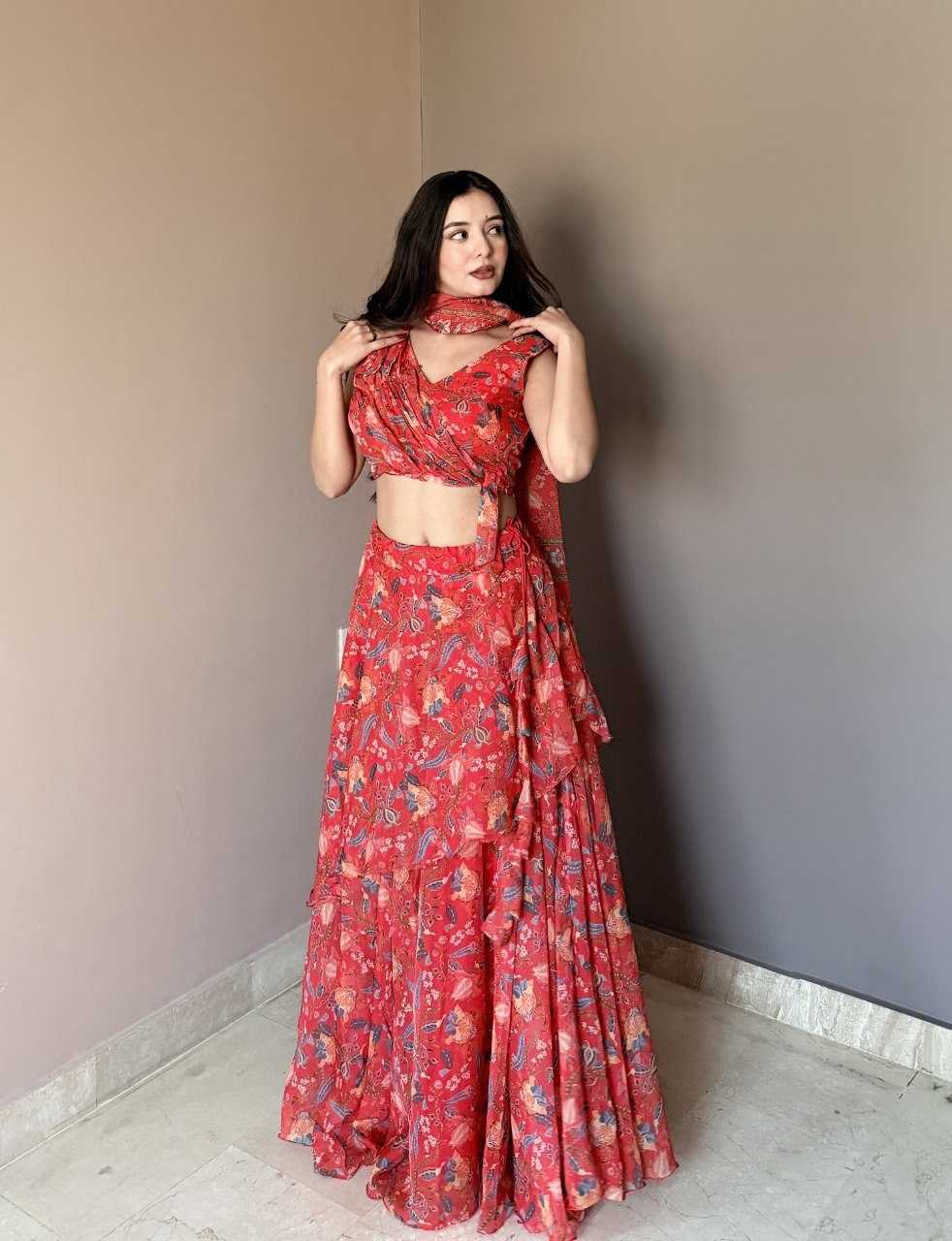 YNF Wholesale Organza Fancy Lehenga  | Surat Manufacturer