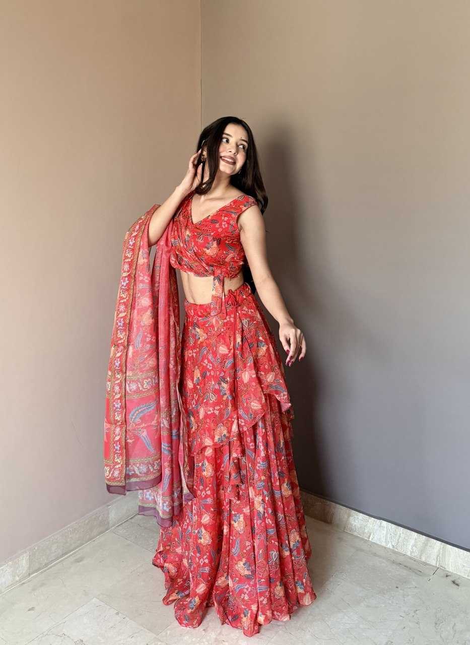 YNF Wholesale Organza Fancy Lehenga  | Surat Manufacturer
