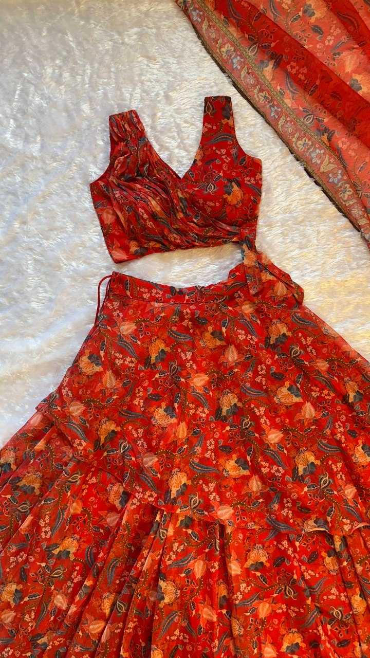 YNF Wholesale Organza Fancy Lehenga  | Surat Manufacturer