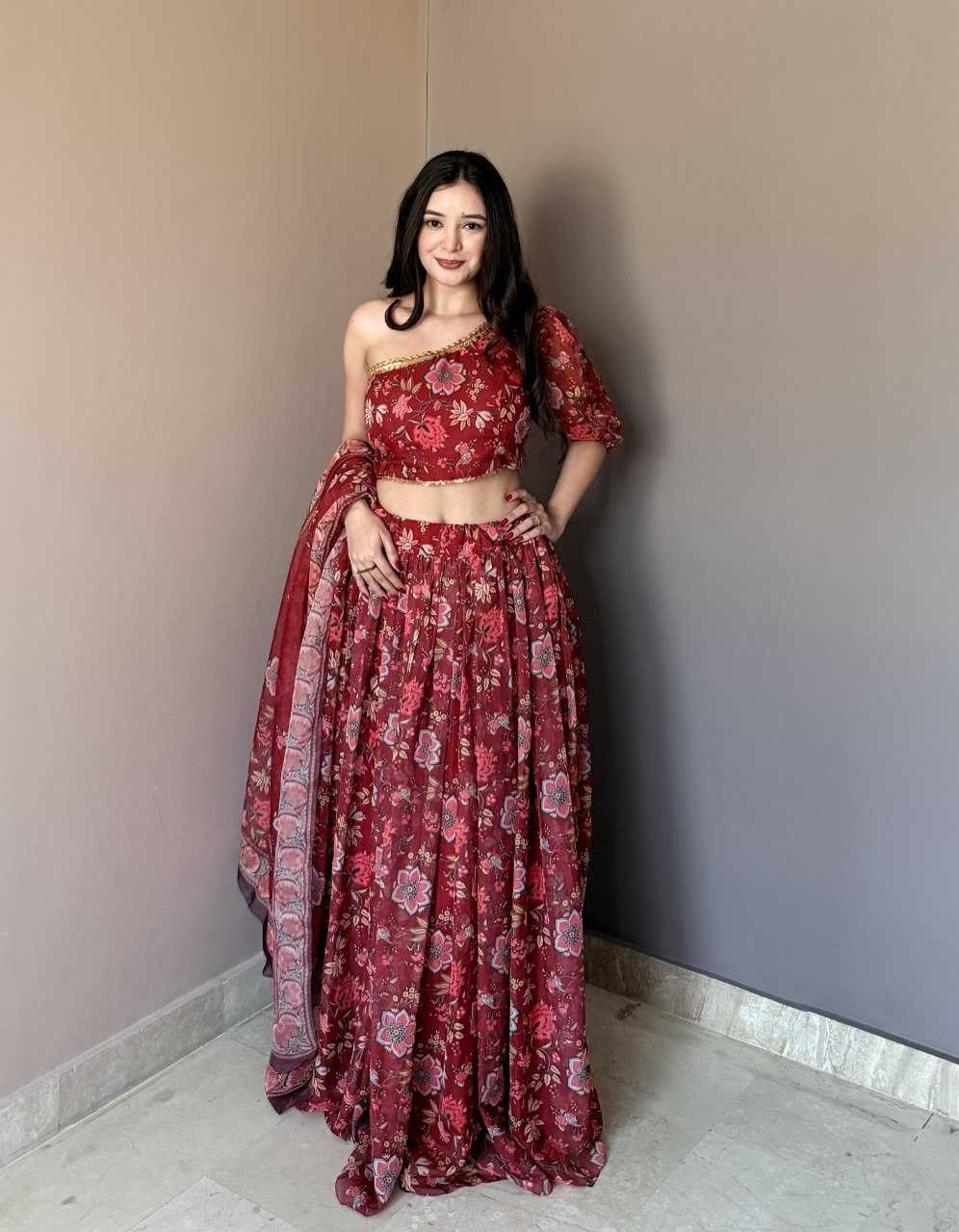 YNF Wholesale Organza Fancy Lehenga  | Surat Manufacturer