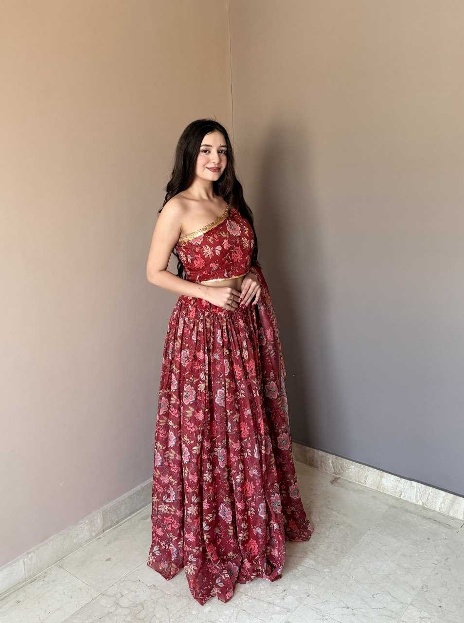 YNF Wholesale Organza Fancy Lehenga  | Surat Manufacturer