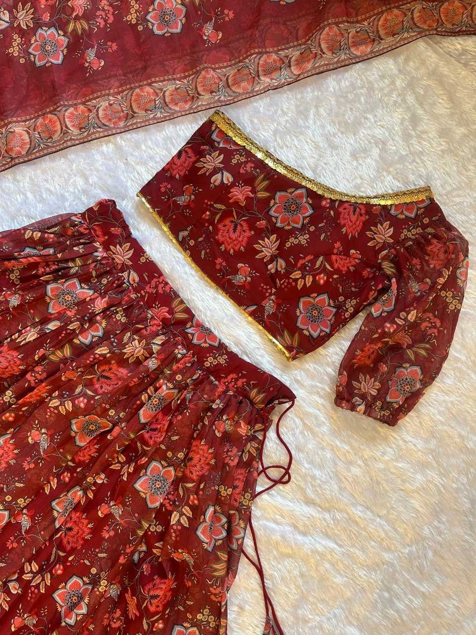 YNF Wholesale Organza Fancy Lehenga  | Surat Manufacturer