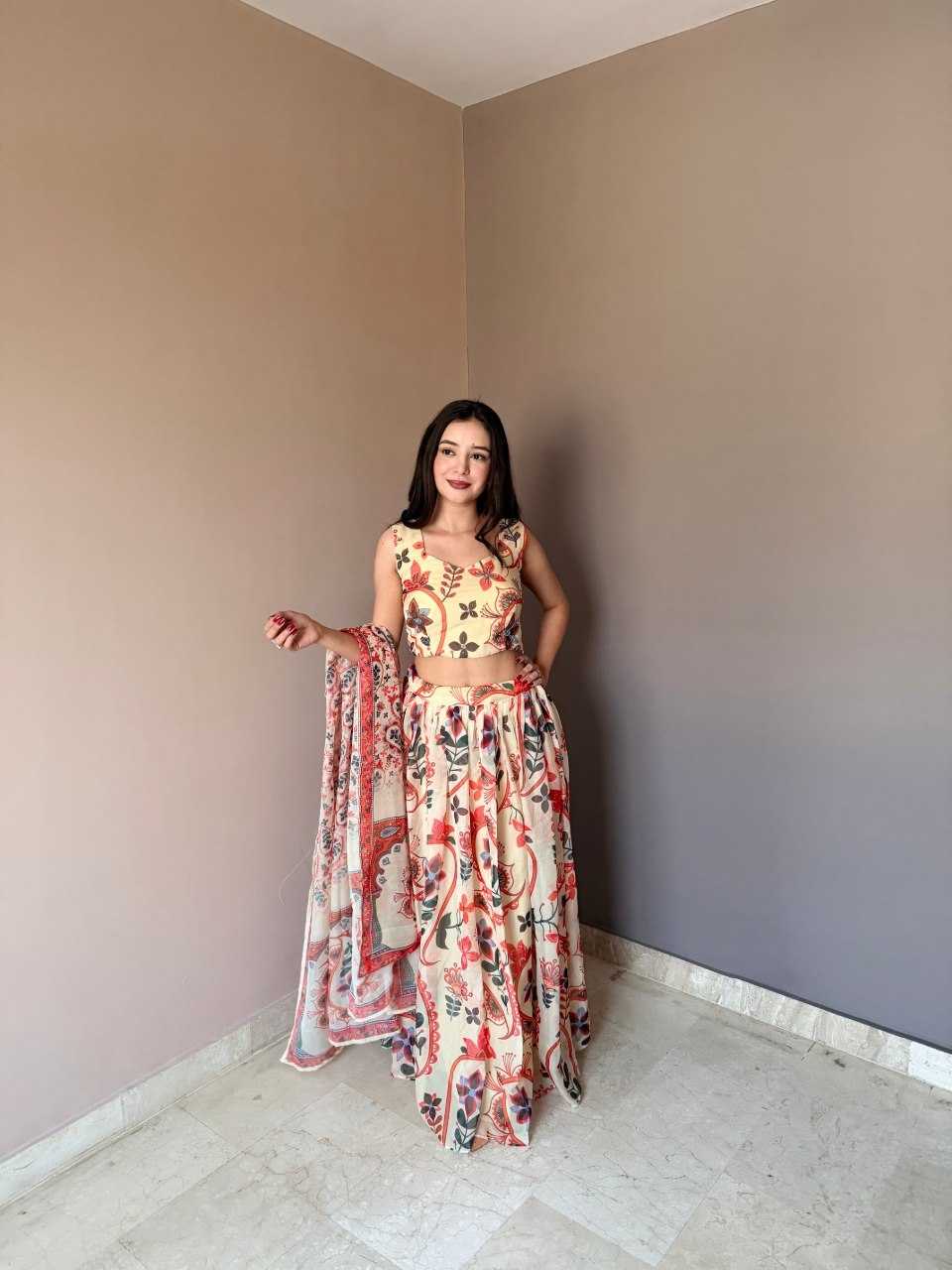 YNF Wholesale Organza Fancy Lehenga KESH522 KR : 114 | Surat Manufacturer