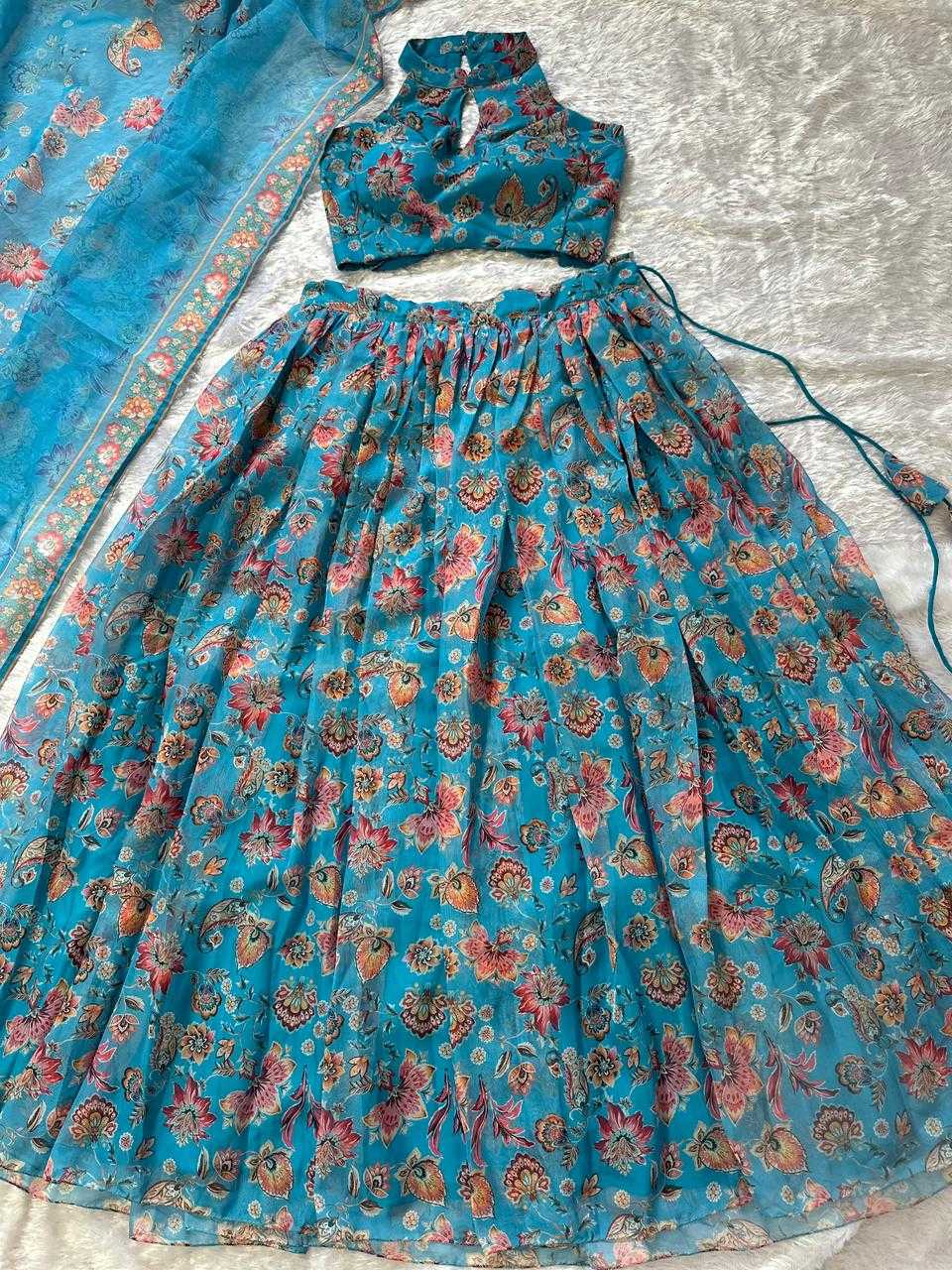 YNF Wholesale Organza Fancy Lehenga  | Surat Manufacturer