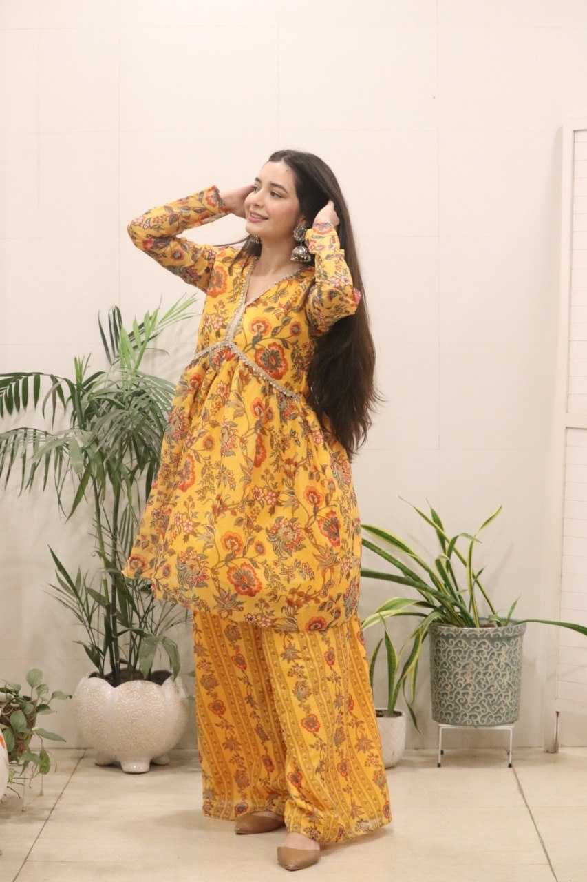 YNF Wholesale Organza Casual Kurtis  | Surat Manufacturer