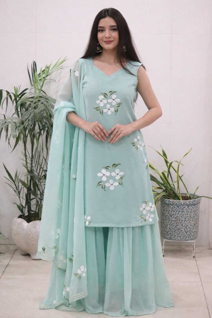 YNF Wholesale Faux Georgette Casual Kurtis  | Surat Manufacturer