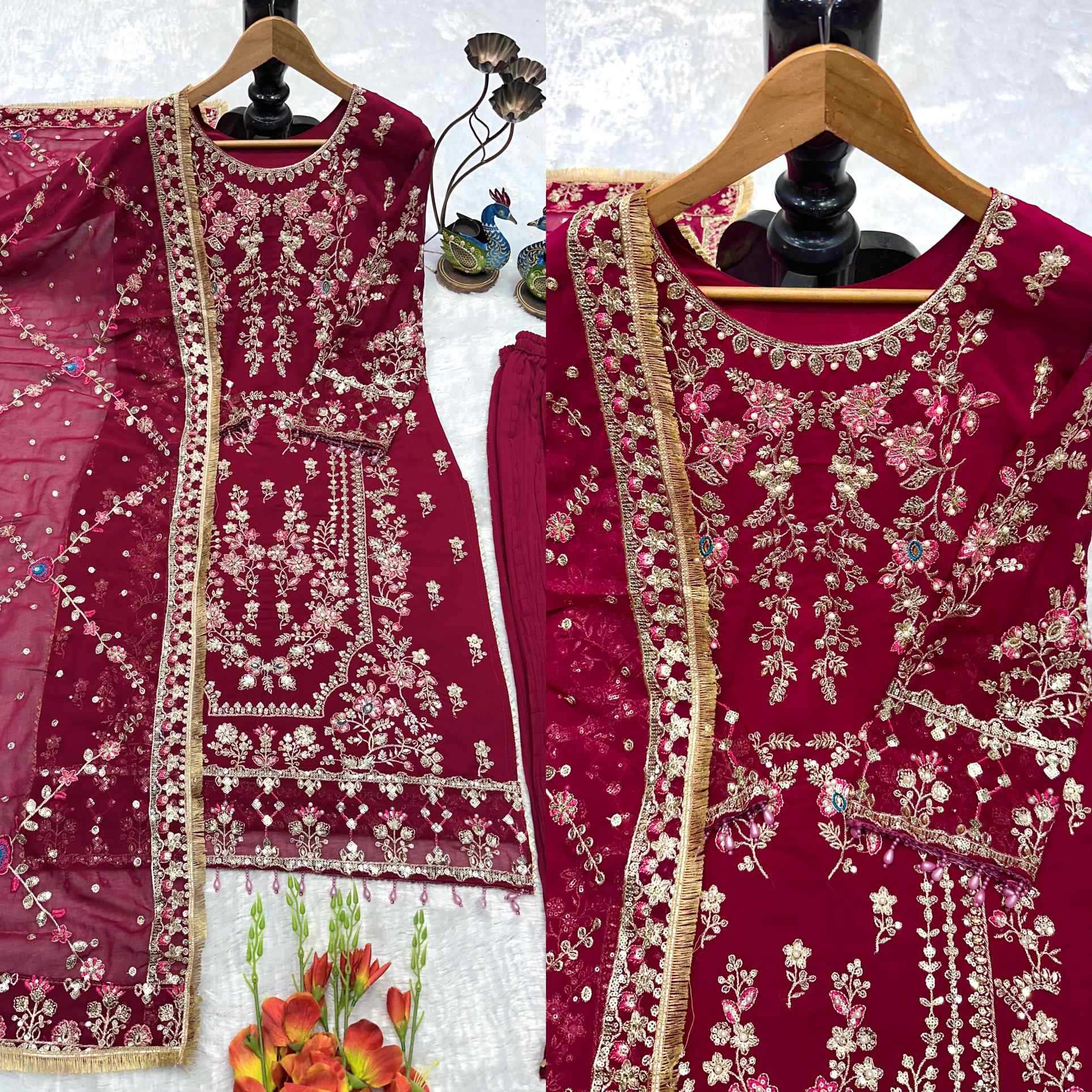 YNF Wholesale Georgette Indo Western Dresses  | Surat Manufacturer
