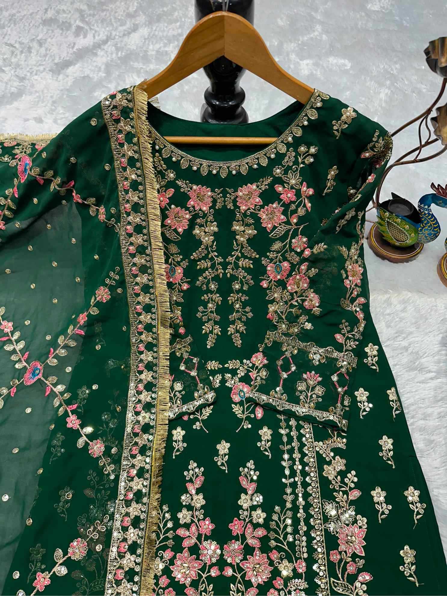 YNF Wholesale Georgette Indo Western Dresses  | Surat Manufacturer
