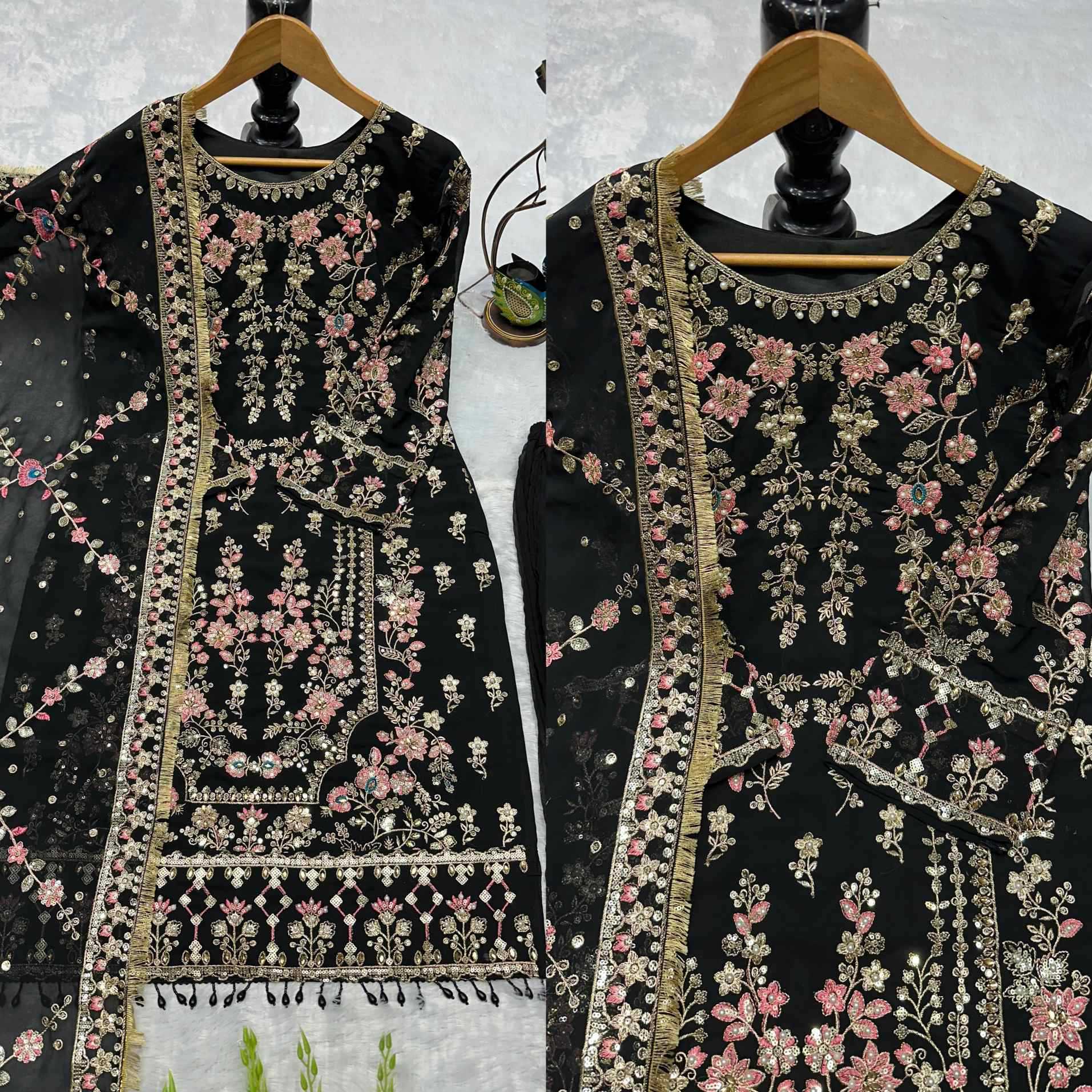 YNF Wholesale Georgette Indo Western Dresses  | Surat Manufacturer