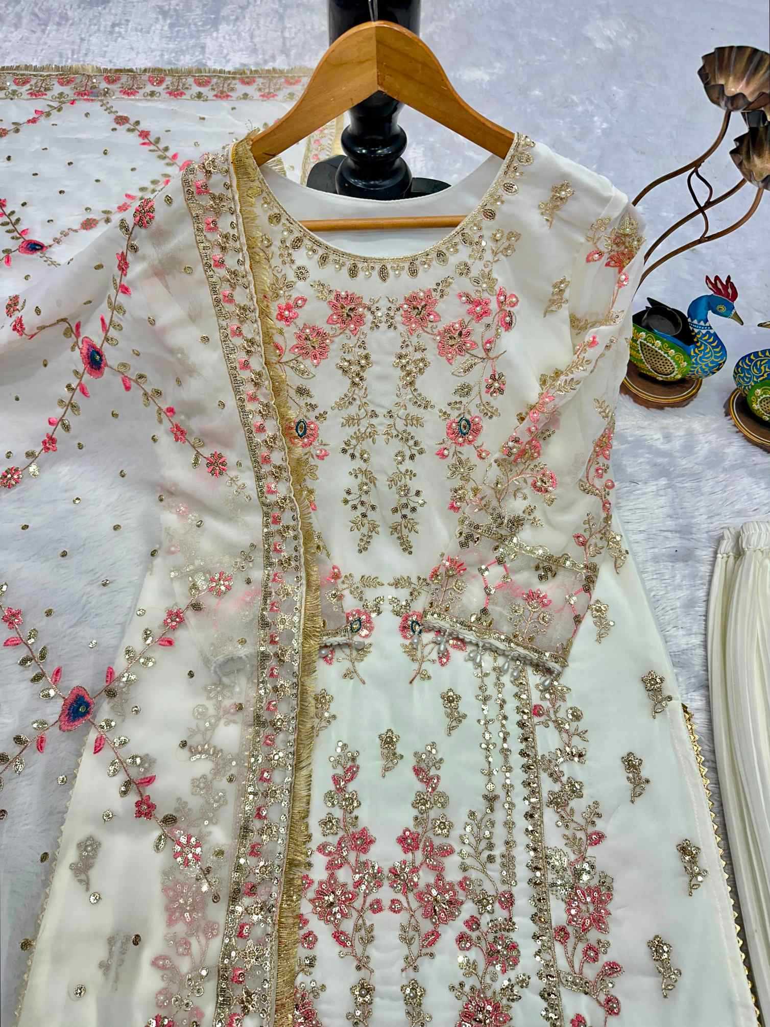 YNF Wholesale Georgette Indo Western Dresses  | Surat Manufacturer
