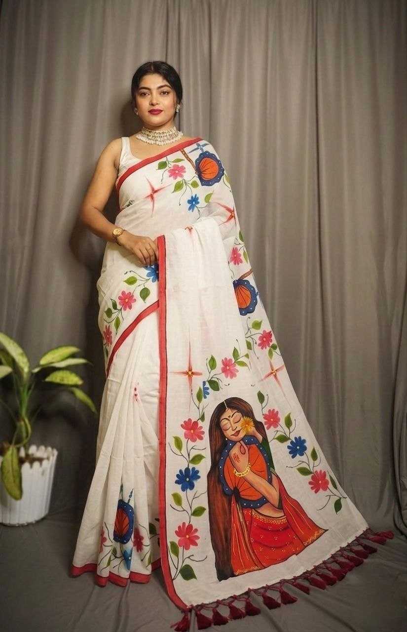 YNF Wholesale Cotton Designer Sarees  | Surat Manufacturer