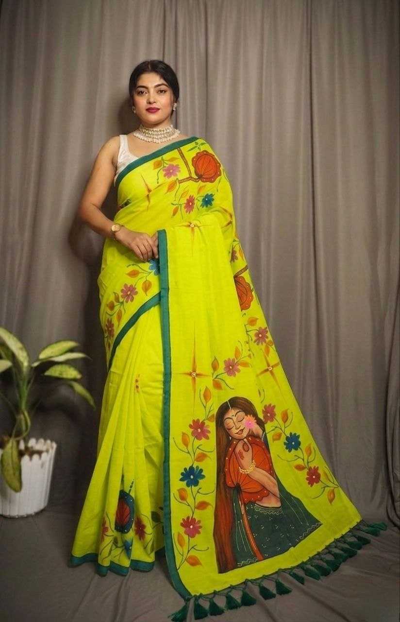 YNF Wholesale Cotton Designer Sarees  | Surat Manufacturer