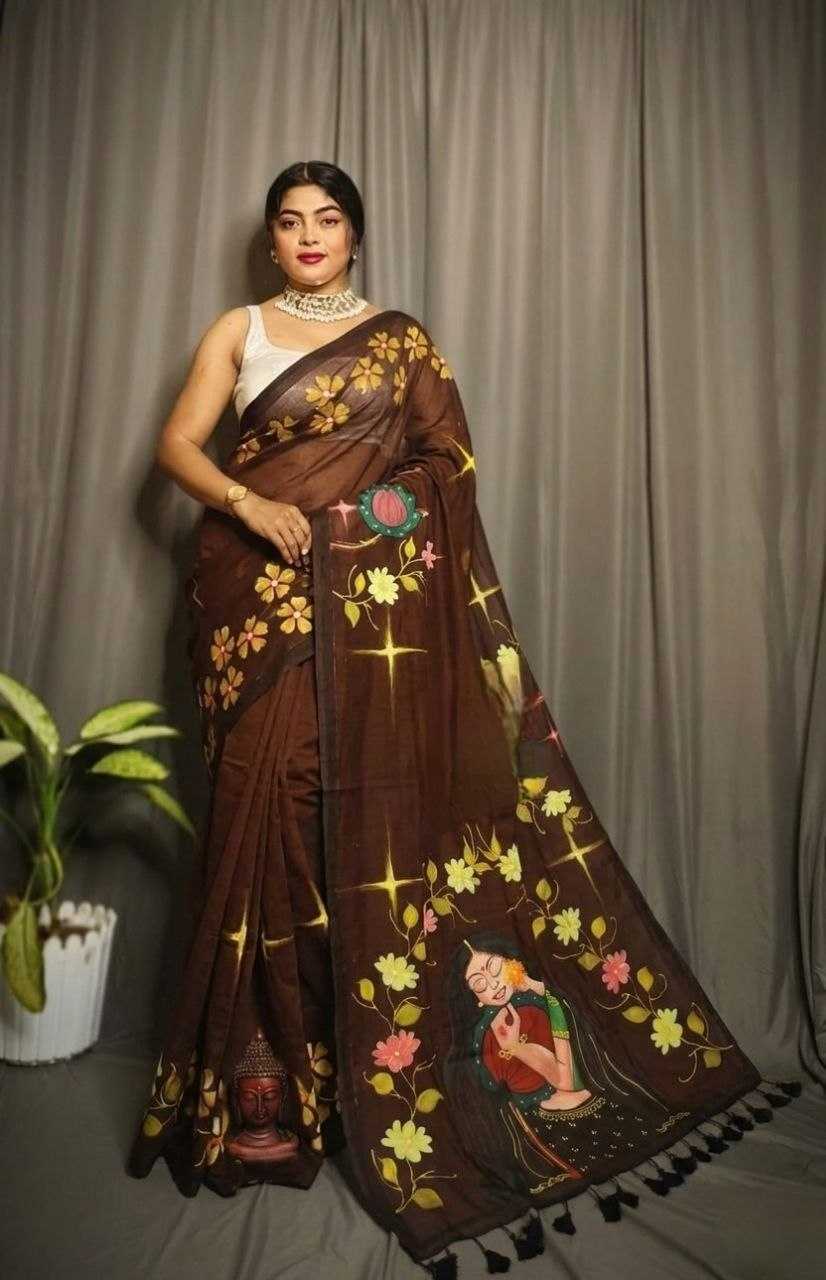 YNF Wholesale Cotton Designer Sarees  | Surat Manufacturer