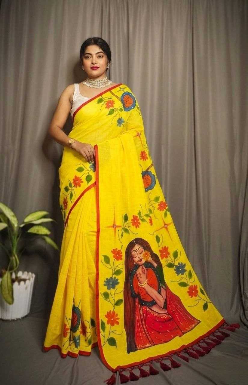 YNF Wholesale Cotton Designer Sarees  | Surat Manufacturer