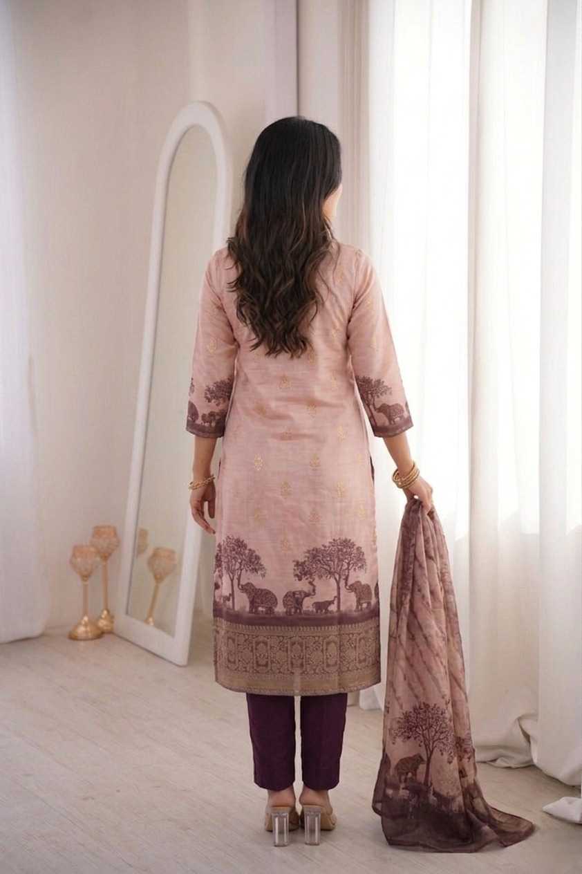 YNF Wholesale Jacquard Straight Cut Suits  | Surat Manufacturer