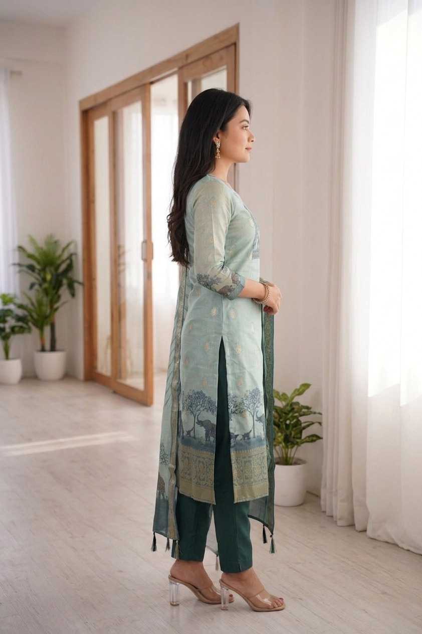 YNF Wholesale Jacquard Straight Cut Suits  | Surat Manufacturer