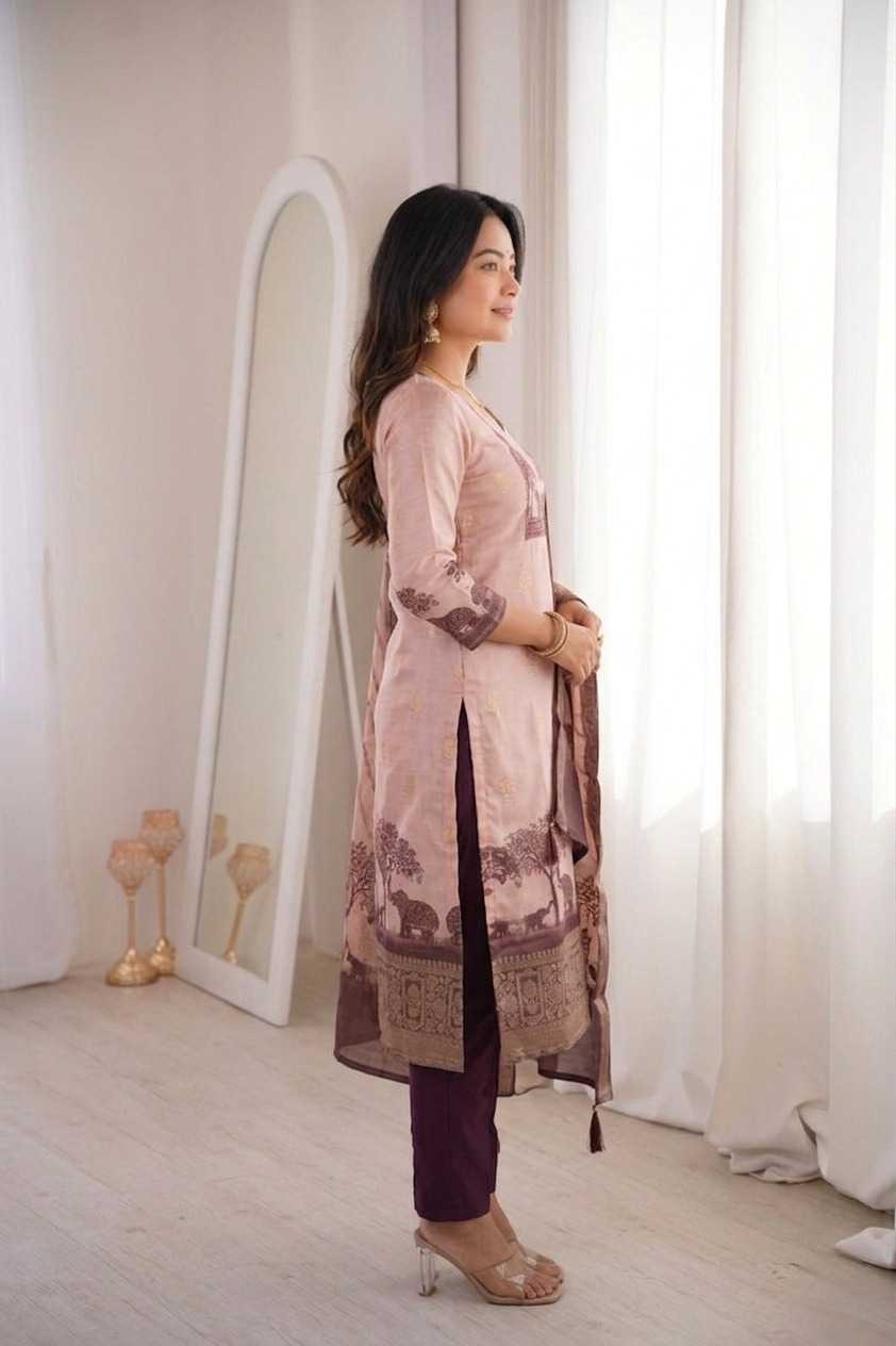 YNF Wholesale Jacquard Straight Cut Suits  | Surat Manufacturer