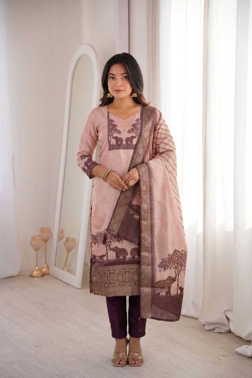 YNF Wholesale Jacquard Straight Cut Suits  | Surat Manufacturer