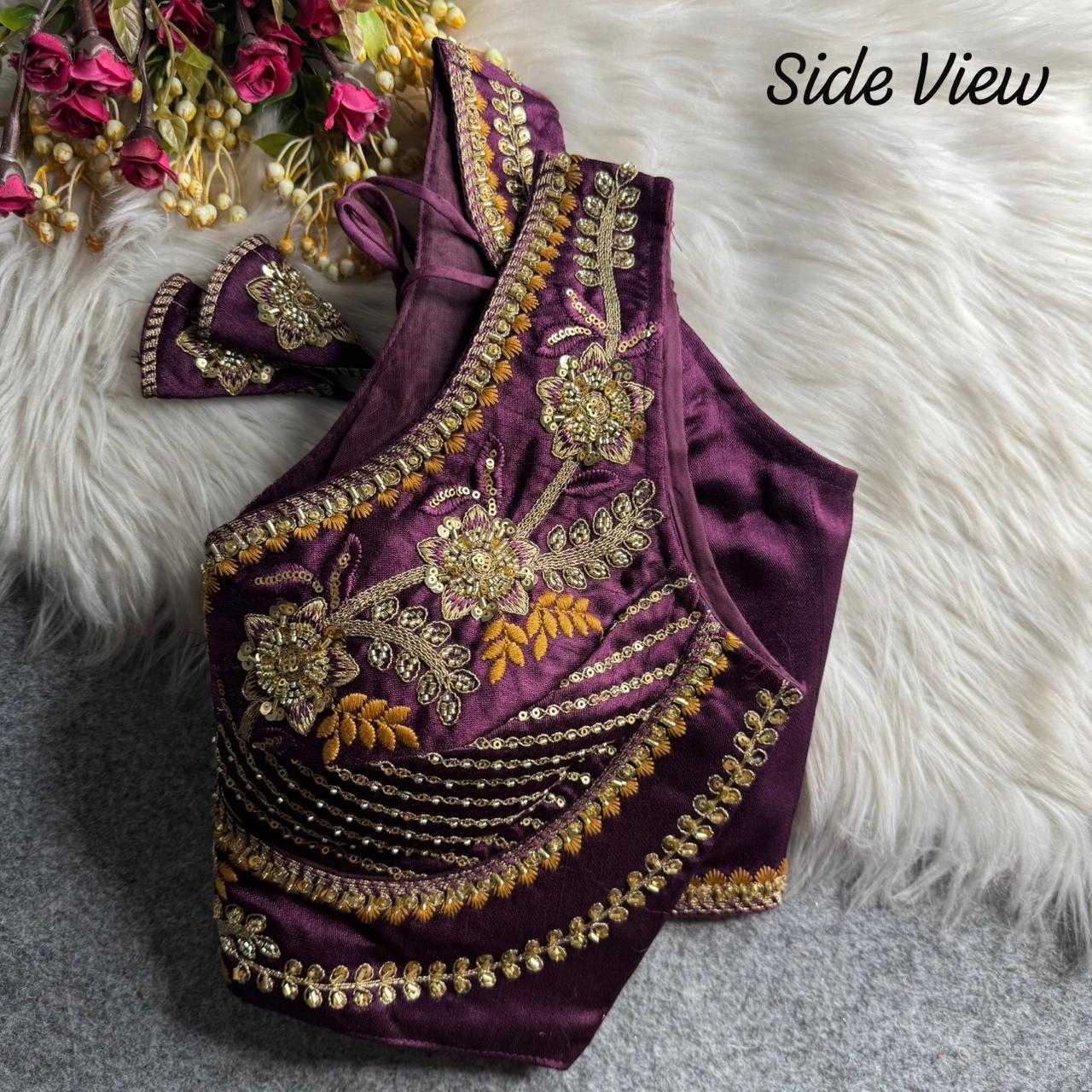 YNF Wholesale Italian Silk Party Wear Blouse  | Surat Manufacturer